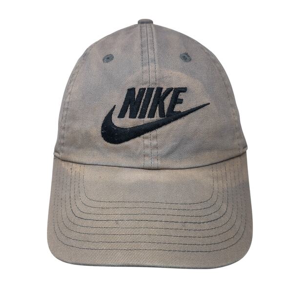 Nike Heritage86 Slideback Baseball Cap Gray One Size Adjustable Embroidered - Picture 1 of 10